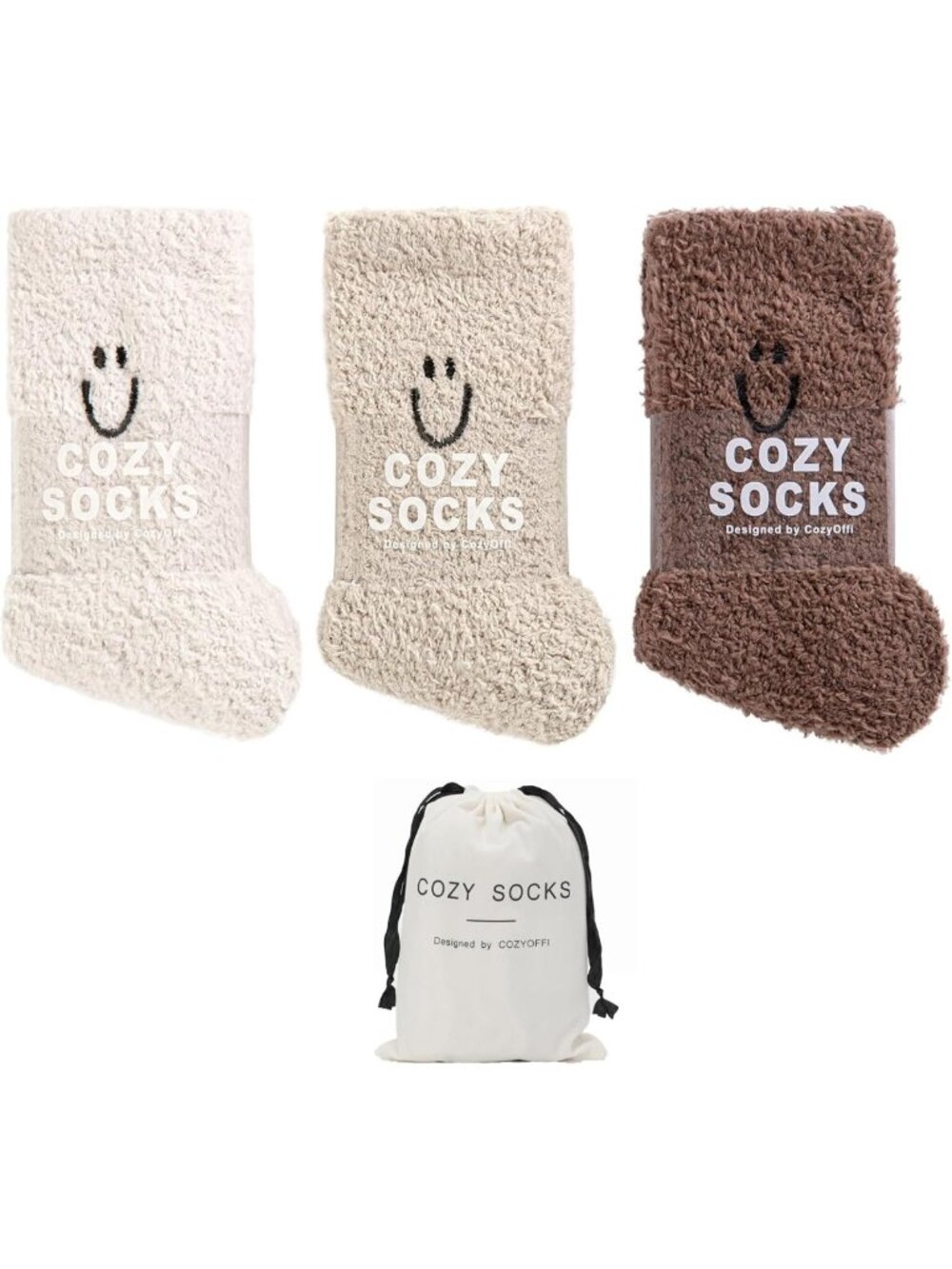Ultra-Soft Cozy Fuzzy Socks for Women - Warm, Cute Gift Idea for Comfort